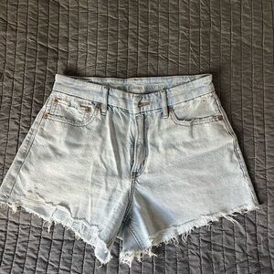 Light Blue Denim Women's Shorts